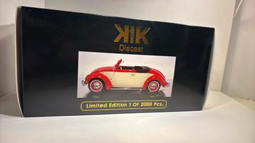Volkswagen kever cabriolet kk-scale 1.18 beschikbaar voor biedingen