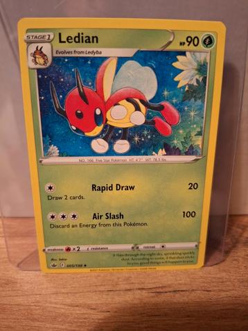 Ledian 005/198. Chilling Reign. Pokemonkaart  beschikbaar voor biedingen
