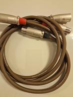 Accuphase Super Refined NF XLR Kabel 1 Meter + RCA 1 Meter, Ophalen of Verzenden, Zo goed als nieuw, Minder dan 2 meter, Overige kabels