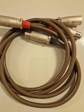 Accuphase Super Refined NF XLR Kabel 1 Meter + RCA 1 Meter beschikbaar voor biedingen