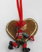 Gardsnissers uit Noorwegen Ornament Boy (nieuw) kabouter, Verzamelen, Beelden en Beeldjes, Verzenden, Nieuw, Fantasy