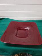 Decoratie schaal groot rood glas, Ophalen of Verzenden, 'T Olde Gre-j, Info@toldegrej.nl, Endepoelstraat 20f Didam