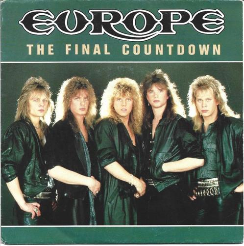 Europe - The final Countdown uit 1986, Cd's en Dvd's, Vinyl Singles, Gebruikt, Single, Pop, 7 inch, Verzenden