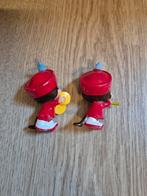 2 Monchhichi poppetjes muzikanten 6 cm, Ophalen of Verzenden