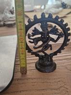 Bronzen buddhabeeldje, 10 cm hoog., Ophalen of Verzenden