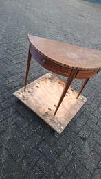 Antieke halve maan tafel, Huis en Inrichting, Ophalen of Verzenden, Gebruikt