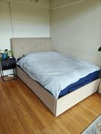 Zo goed als nieuw Idanas bed 140x200 (Ikea), Huis en Inrichting, Slaapkamer | Bedden, Ophalen, Beige, Tweepersoons, 140 cm