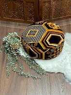 LEEGVERKOOP / Vloerkussen / Meditatie kussen / 40x20cm, Bruin, ., Rond, Nieuw