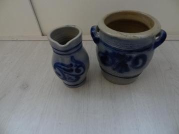 Keulse pot en kan pot 15 hoog en 12 cm  beschikbaar voor biedingen