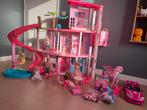 Barbie Dreamhouse, Auto, 3 Paarden, 11 Barbies & Accessoires, Ophalen, Gebruikt, Barbie