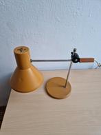 Vintage tafellamp hengellamp J.J.M. Hoogervorst Anvia oker, Ophalen of Verzenden, Zo goed als nieuw, Minder dan 50 cm