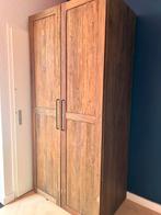Houten kast/garderobe kast/gang kast/kledingkast, Ophalen, Zo goed als nieuw, 50 tot 75 cm, 200 cm of meer