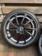 Set Originele ABT 19” velgen + 4 goede A merk zomerbanden, Gebruikt, Banden en Velgen, Personenwagen, Ophalen