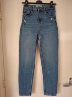 Spijkerbroek maat 34 Bershka - mom slim -, Blauw, W27 (confectie 34) of kleiner, Gedragen, Bershka