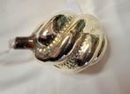 Antieke Kerst  Ajeko  wokkel in zilver.7.5cm, Ophalen of Verzenden, Zo goed als nieuw