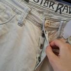 G-Star gstar wit blauwige jeans Locker Regular W32 L32 42701, Kleding | Heren, Spijkerbroeken en Jeans, Verzenden, ., Wit, G-STAR