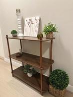 Hal kastje kunststof houtlook Japans/Natuur, Ophalen, Met plank(en), Zo goed als nieuw, 25 tot 50 cm