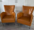 Fauteuils schapenleer, Huis en Inrichting, Fauteuils, Ophalen, Zo goed als nieuw, 75 tot 100 cm