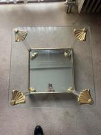 Bijzettafel met spiegel, Huis en Inrichting, Tafels | Bijzettafels, Glas, 55 tot 75 cm, Minder dan 45 cm, Zo goed als nieuw