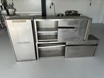 Rvs kasten voor horecakeuken., Ophalen, Zo goed als nieuw, 25 tot 50 cm, 150 tot 200 cm