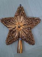 Piek kerstboom ster bruin / koper / donkerbruin - D1, Ophalen of Verzenden, Zo goed als nieuw