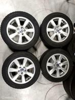 Lichtmetalen velgen set Volvo v60 215/55/16 Continental, Ophalen, 16 inch, Banden en Velgen, Winterbanden