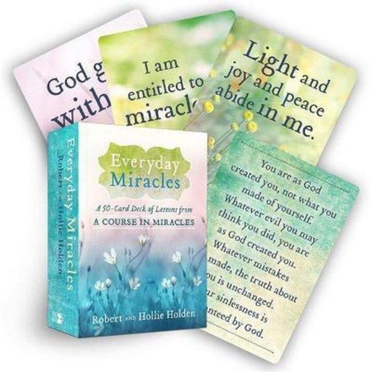 Robert Holden Everyday Miracles Card Deck Course in Miracles, Boeken, Esoterie en Spiritualiteit, Nieuw, Overige typen, Tarot of Kaarten leggen