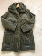 Jas geschuurd leer mt 38, Kleding | Dames, Ophalen, Zo goed als nieuw, Maat 38/40 (M), Bruin