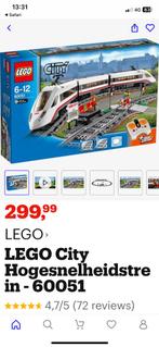 Lego city trein wit set 60051, Ophalen of Verzenden, Zo goed als nieuw