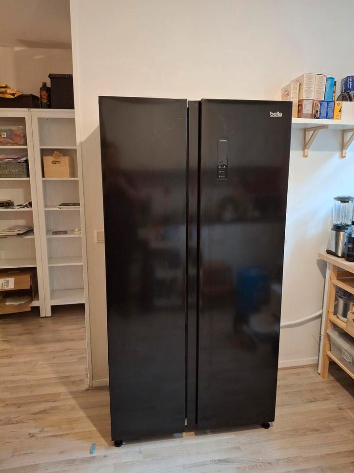 Bella Amerikaanse Koelkast Dubbeldeurs Combi, Witgoed en Apparatuur, Koelkasten en IJskasten, Zo goed als nieuw, Met aparte vriezer