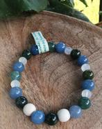 prachtige edelsteen armband, Verzenden, Nieuw, Blauw