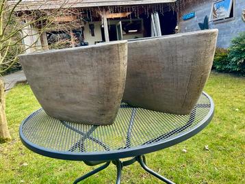 Twee grote bloembakken voor binnen beschikbaar voor biedingen