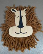 NIEUW HOUTEN LEEUWENKOP*LEEUW WANDHANGER, Verzenden, Nieuw, Wanddecoratie