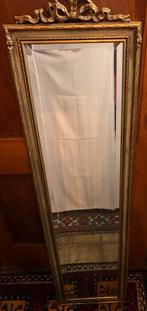 Gouden Spiegel met Geslepen Rand, Ophalen, Minder dan 50 cm, 100 tot 150 cm, Zo goed als nieuw