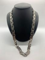 X541 Prachtige zilveren ketting platte koningsschakel 70 gr, Sieraden, Tassen en Uiterlijk, Kettingen, Ophalen of Verzenden, X