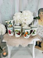 Portmeirion Pomona 5x mokken vintage izgst, Huis en Inrichting, Keuken | Servies, Gebruikt, Ophalen of Verzenden, Kop(pen) en/of Schotel(s)