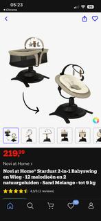 Novi 2-in-1 Babyswing & Wieg - Zo goed als nieuw!, Overige merken, Schommelstoel, Ophalen of Verzenden, Met gordel(s) of riempje(s)
