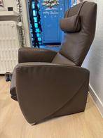 perfecte Jori fauteuil in bruin taupe inclusief hoofdkussen., Ophalen, Zo goed als nieuw, 50 tot 75 cm