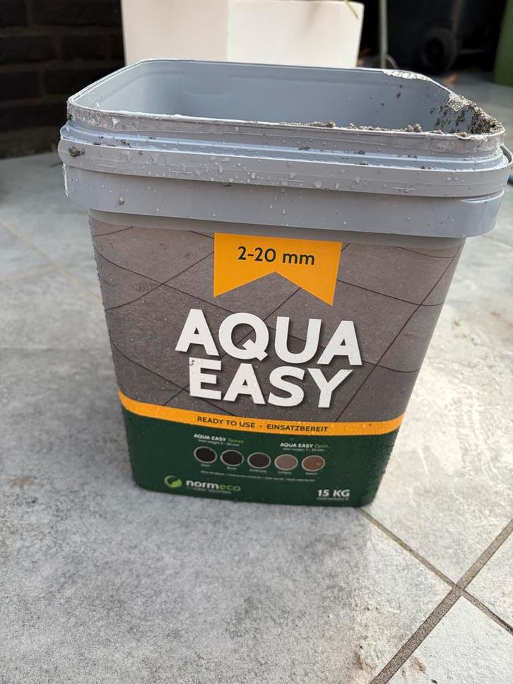 Normeco Aqua Easy Voegmiddel Donkergrijs, Tuin en Terras, Grind, Keien en Split, Zo goed als nieuw, Overige typen, Grijs, Overige materialen