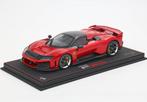 Ferrari F80 Rosso carbon Bi colour wheels BBR 1:18 NIEUW ! C, Overige merken, BBR, Verzenden, .