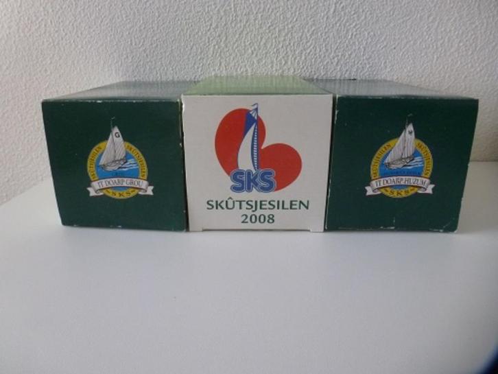 SKS Glas GROU Skûtsjesilen Schoutglas glazen nieuw in doos, Verzamelen, Overige Verzamelen, Nieuw, Ophalen