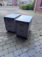 Vintage Gispen metalen buro ladeblokken, Huis en Inrichting, Kasten | Roldeurkasten en Archiefkasten, Ophalen, Minder dan 50 cm