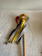 Carnavals Harlekijn op stok / Narrenstok (3), Carnaval, Ophalen of Verzenden, Onbekend, Accessoires