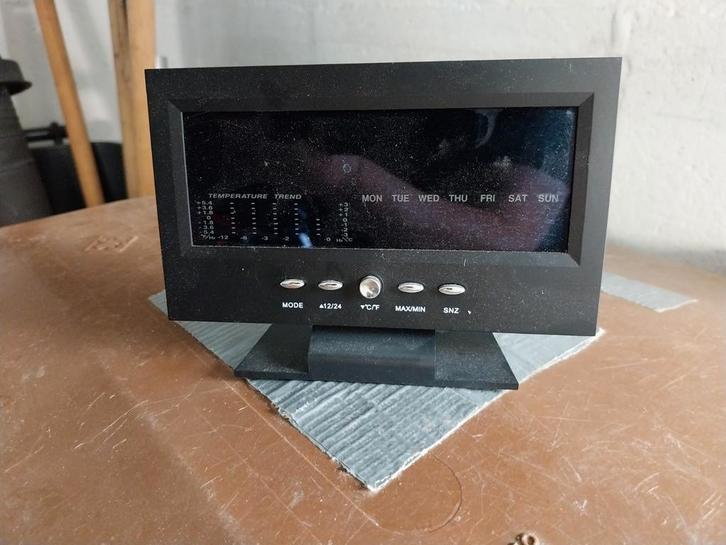 Digitaal Weerstation met Temperatuur Trend, Audio, Tv en Foto, Weerstations en Barometers, Gebruikt, Weerstation, Ophalen of Verzenden