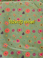 Vrolijke groene lap stof ca 170x152, Verzenden, 120 cm of meer, Nieuw, Katoen