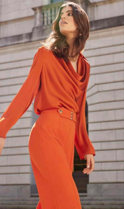 Ribkoff stijlvolle Pallazo pantalon burnt orange maat 40, Kleding | Dames, Broeken en Pantalons, Nieuw, Maat 38/40 (M), Overige kleuren