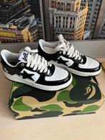 A bathing ape bape sta airforce white black 2022, Ophalen of Verzenden, Zo goed als nieuw, Sneakers of Gympen, Zwart