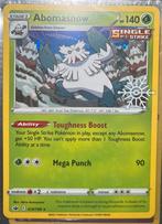 Abomasnow 10 snowflake stamp cosmos holo, Ophalen of Verzenden, Zo goed als nieuw, Losse kaart