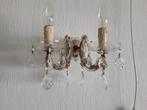 Kristallen wandlamp., Antiek en Kunst, Antiek | Lampen, Ophalen