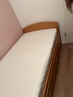 1 persoonsbed 90x200, Huis en Inrichting, Slaapkamer | Bedden, 90 cm, Eenpersoons, Bruin, Ophalen of Verzenden